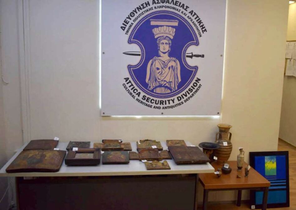Σύλληψη 80χρονου για εμπορία πλαστών πινάκων και κατοχή αρχαίων κινητών μνημείων και βυζαντινών εικόνων                80                                                                                                                                                                               950x672