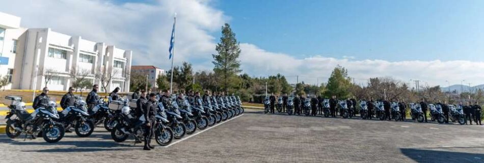 Η Αστυνομία παρέλαβε 44 νέες μοτοσικλέτες για Αττική και Θεσσαλονίκη                                        44                                   950x320