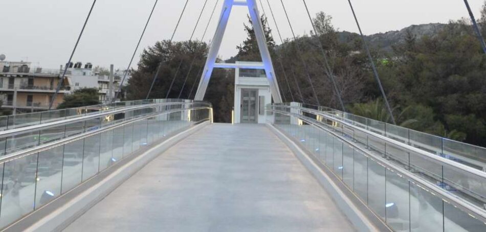 Χαϊδάρι: Νέα γέφυρα διέλευσης πεζών στο Παλατάκι                                                                           950x454
