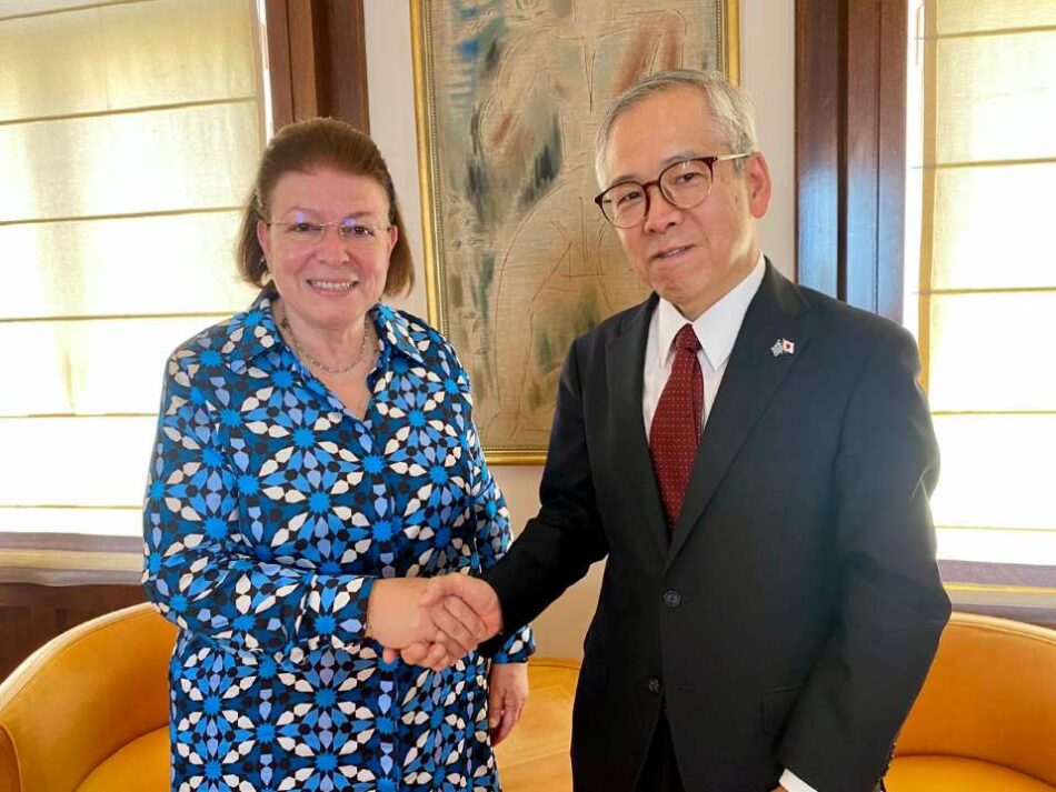 Συνάντηση της Υπουργού Πολιτισμού με τον πρέσβη της Ιαπωνίας                                                                                                                  950x713